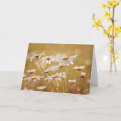 Het Wenskaart van Wildflower Kaart (Gele Bloem)