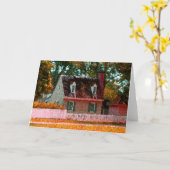 Het wenskaart van Williamsburg Kaart (Gele Bloem)