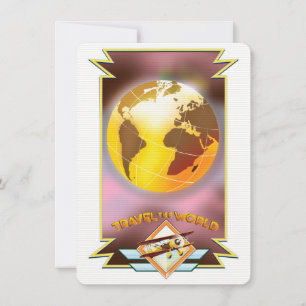 Het Wereld Golden Wereldbol reizen