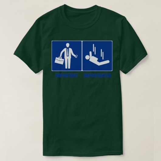 Het werk is belangrijk dat het zwerven van het luc t-shirt (Design voorkant)