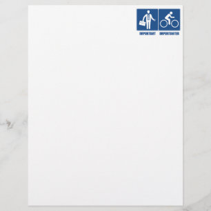 Het werk is belangrijk, het cycli is belangrijk