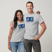 Het werk is belangrijk, het Rollerblading is belan T-shirt (Unisex)