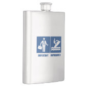 Het werk is belangrijk, Jet Skiing is belangrijk Flacon (Rechts)