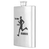 Het werk is de beloning-loper flacon (Links)