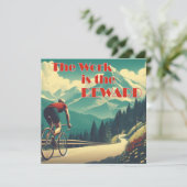 Het werk is de Reward Cyclist Mountains (Staand voorkant)