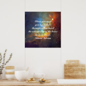 Het werk is liefde zichtbaar gemaakt poster (Keuken)