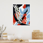 Het werk met Zorg 1936 WPA Poster (Keuken)