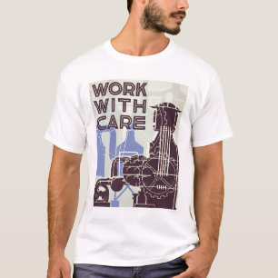 Het werk met Zorg 1937 WPA T-shirt