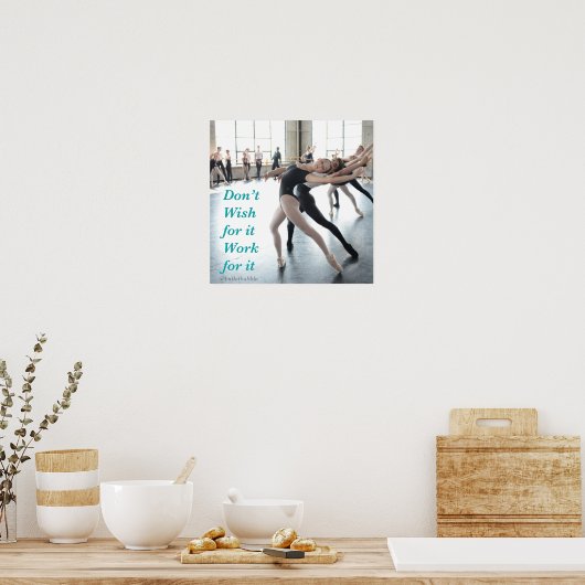 Het Werk van het Poster van het ballet (Keuken)