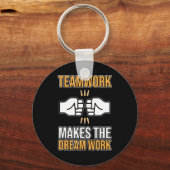 Het Werk van het team maakt de Waardering G van de Sleutelhanger (Voorkant)