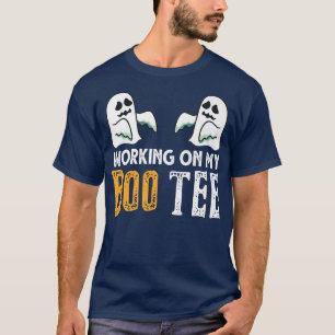 Het werken aan mijn T-shirt Halloween werkout Weig