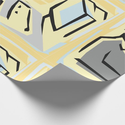 Het werken bij een Computer Wrapping Papier (Hoek)