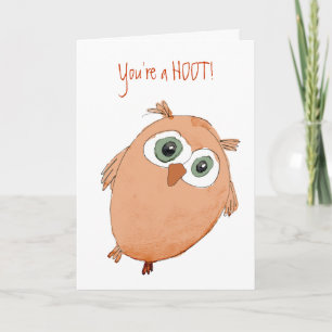 Het werken hier is meer leuk voor de OWL van ons! Bedankkaart