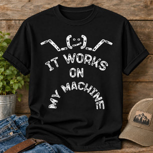 Het werkt op mijn machine - grappige IT-profession T-shirt