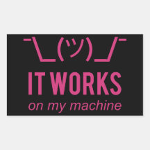 Het werkt op mijn machine - Programmer White