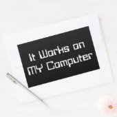 Het werkt op MY Computer Sticker art (Envelop)