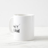Het werkte in mijn hoofd - biljartspeler sport koffiemok (Voorkant links)
