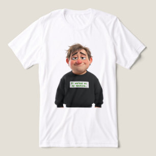 Het werkte op mijn machine Developer Burnout T-shi Tri-Blend Shirt