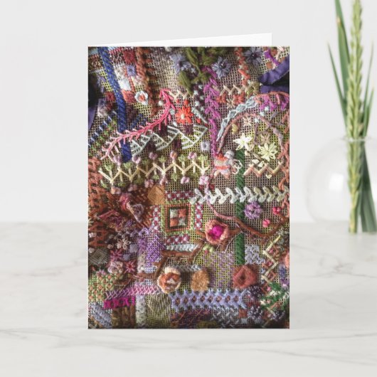 Het werkwenskaart van het canvas kaart (Voorkant)