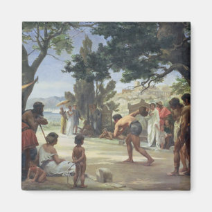 Het werpen van de Discus, 1875 Magneet