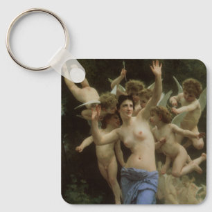 Het Wespennest door William Adolphe Bouguereau Sleutelhanger