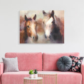 Het Westen blazen Canvas Afdruk (Insitu (Woonkamer))