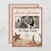 Het westerne Briefkaart van de Foto van de (Voorkant / Achterkant)