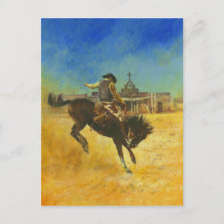 Het westerne Briefkaart van de illustratie van het