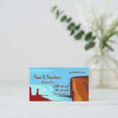 Het westerne Visitekaartje van de Kleur van het (Staand voorkant)