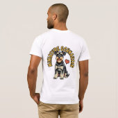 Het Whiskered Wonder T-shirt (Achterkant volledig)