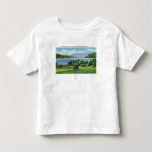 Het Whiteface-meer op afstand Kinder Shirts