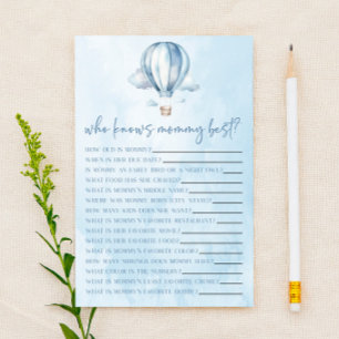 Het Wie Kent Mamma Baby Shower Spel met de Heete L