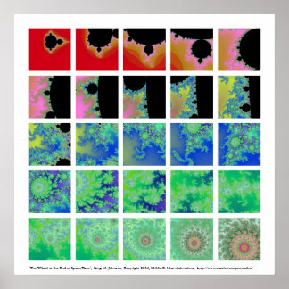 Het wiel aan het einde van de ruimtetijd poster