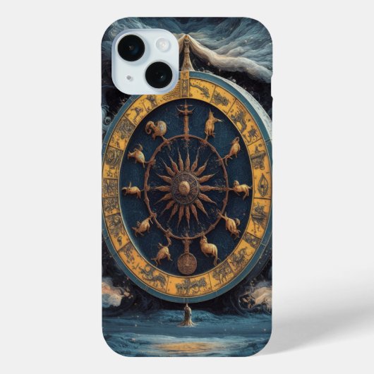 Het wiel van de Fortune Case-Mate iPhone Case (Achterkant)