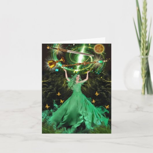 Het wiel van de Fortune Kaart (Voorkant)