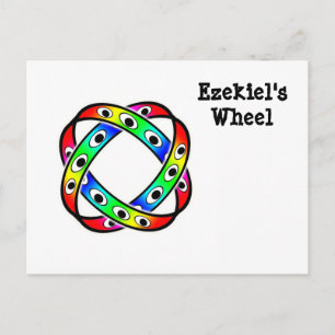 Het wiel van Ezechiël (je kan de woorden verandere Briefkaart