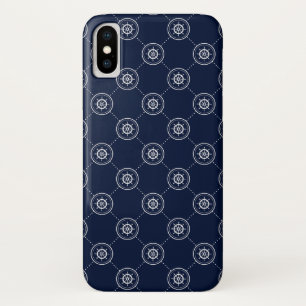 Het wielpatroon van de kapitein iPhone x hoesje