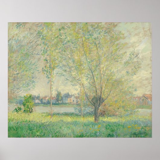 Het Willows - Claude Monet Fine Art Poster (Voorkant)