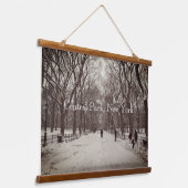 Het winkelcentrum hangend wandkleed (Gebogen)