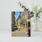 Het winkelen in Como Briefkaart (Staand voorkant)