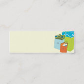 Het winkelen Magere Zakken - Mini Visitekaartje (Achterkant)