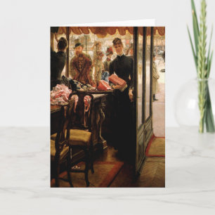 Het winkelmeisje - Tissot Kaart