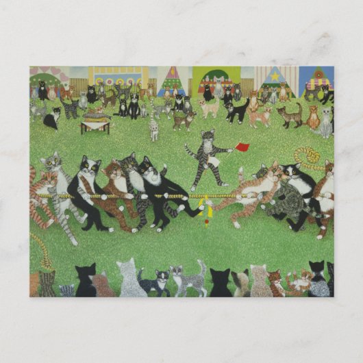 Het winnende team briefkaart (Voorkant)