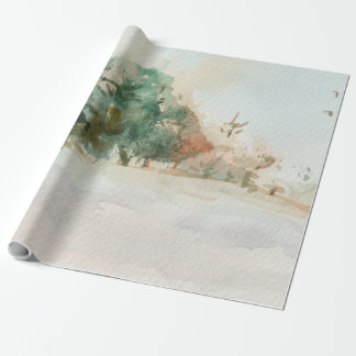 Het winterbos cadeaupapier