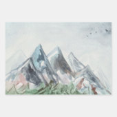 Het winterbos inpakpapier vel (Voorkant 3)