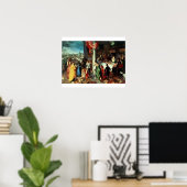 Het winterfeest, dat zich in de deelstaat Beieren  Poster (Thuiskantoor)