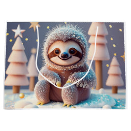 Het winterwonderland van Snowy Sloth Groot Cadeauzakje