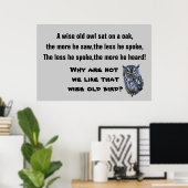 HET WISE OUDE poster (Thuiskantoor)