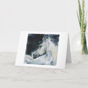 Het Wit van de middernacht Feestdagen Kaart