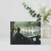 Het witte Ballet Briefkaart (Staand voorkant)